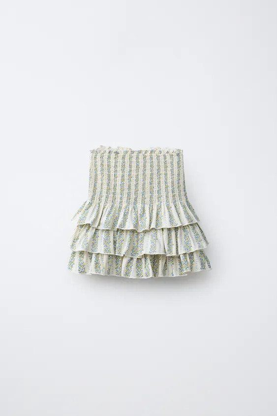 FLORAL SKORT | Zara US