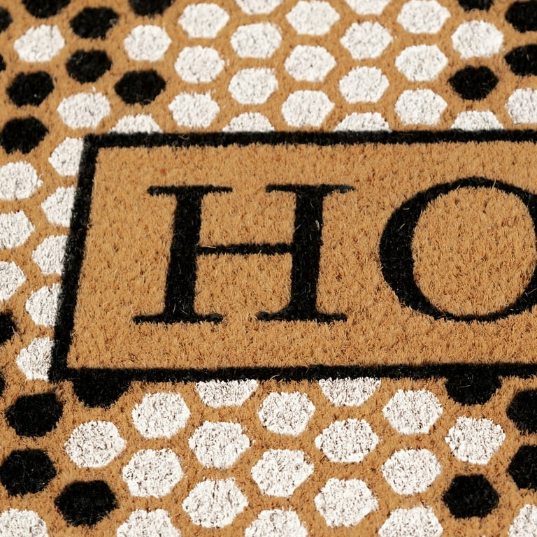 Home Decor Collection Home Penny Tile Coir Outdoor Doormat, 18"x30" | Walmart (US)