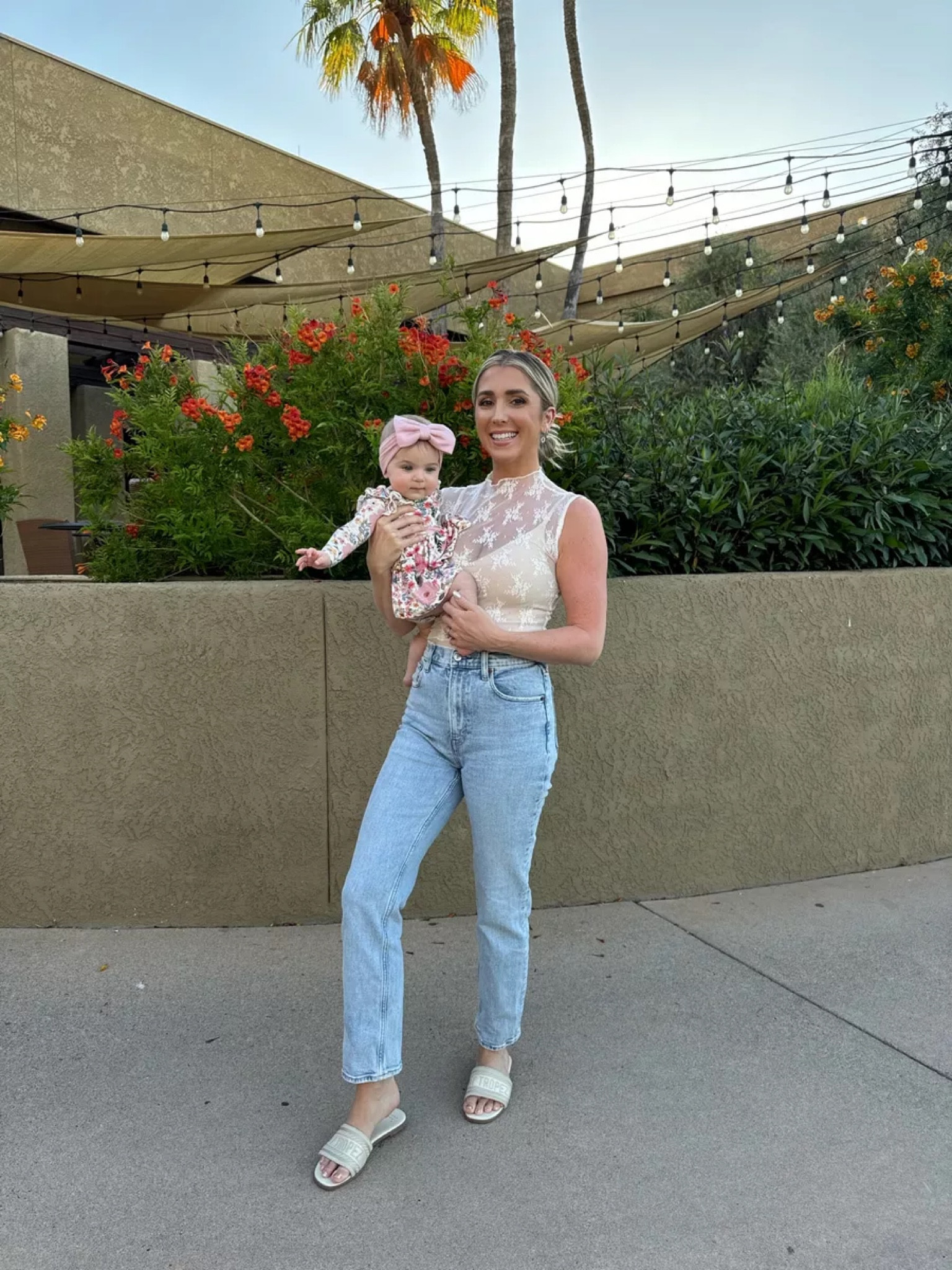 You all have been loving this lace top!! Super cute and easy way to feel dressed up. Also love these jeans from Abercrombie. Shoes are a Target find! Linking outfits here!

#LTKShoeCrush #LTKStyleTip #LTKBaby