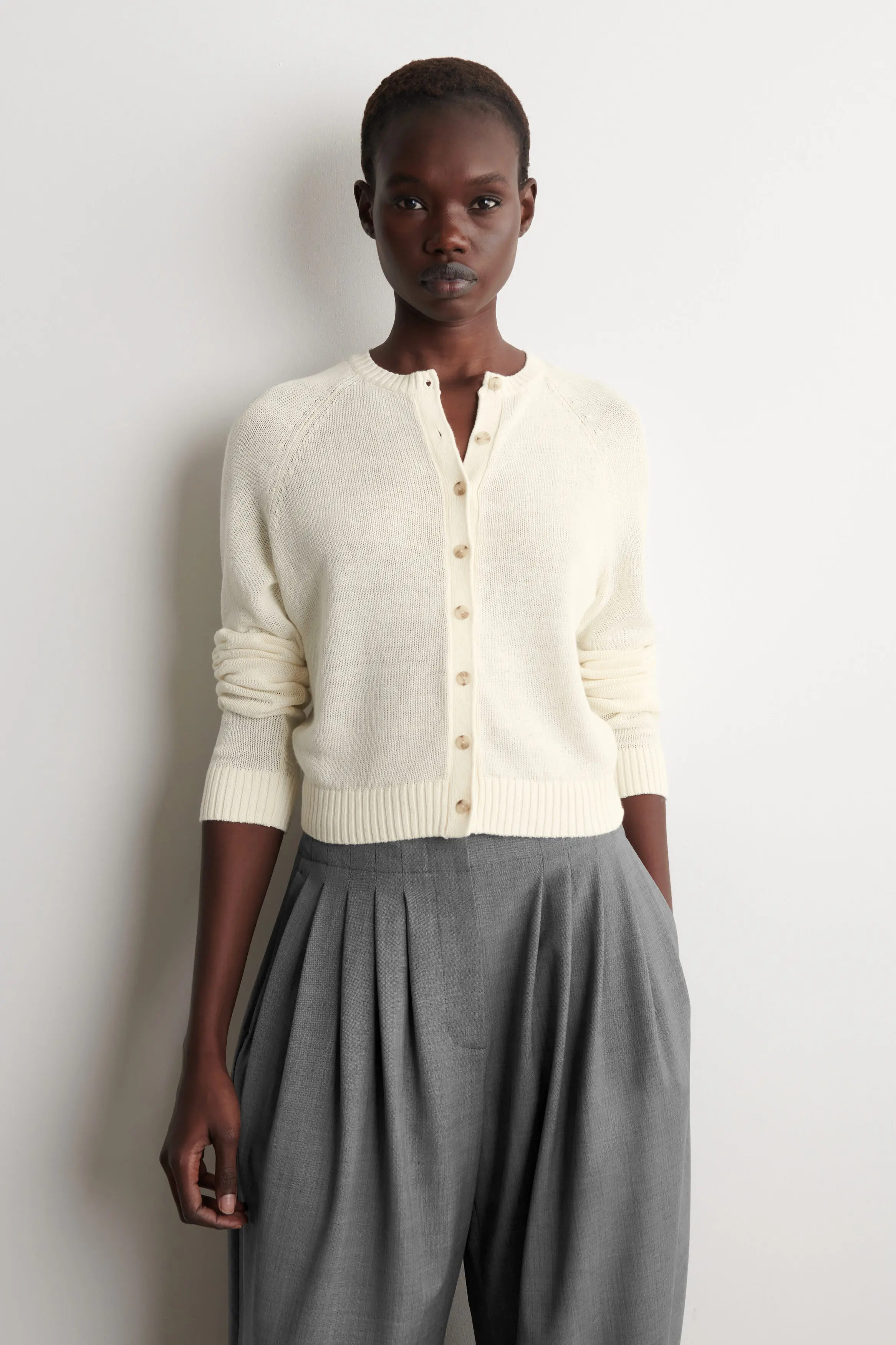 COS Knitted Linen Cardigan (Women) | Nordstrom | Nordstrom