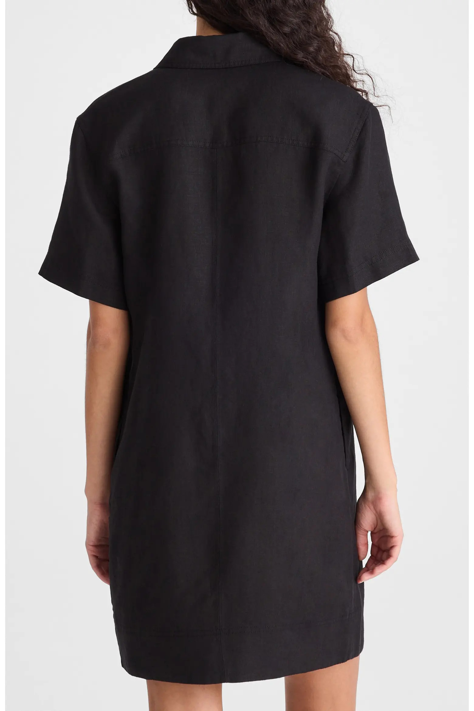 Relaxed Linen Mini Shirtdress (Women) | Nordstrom | Nordstrom