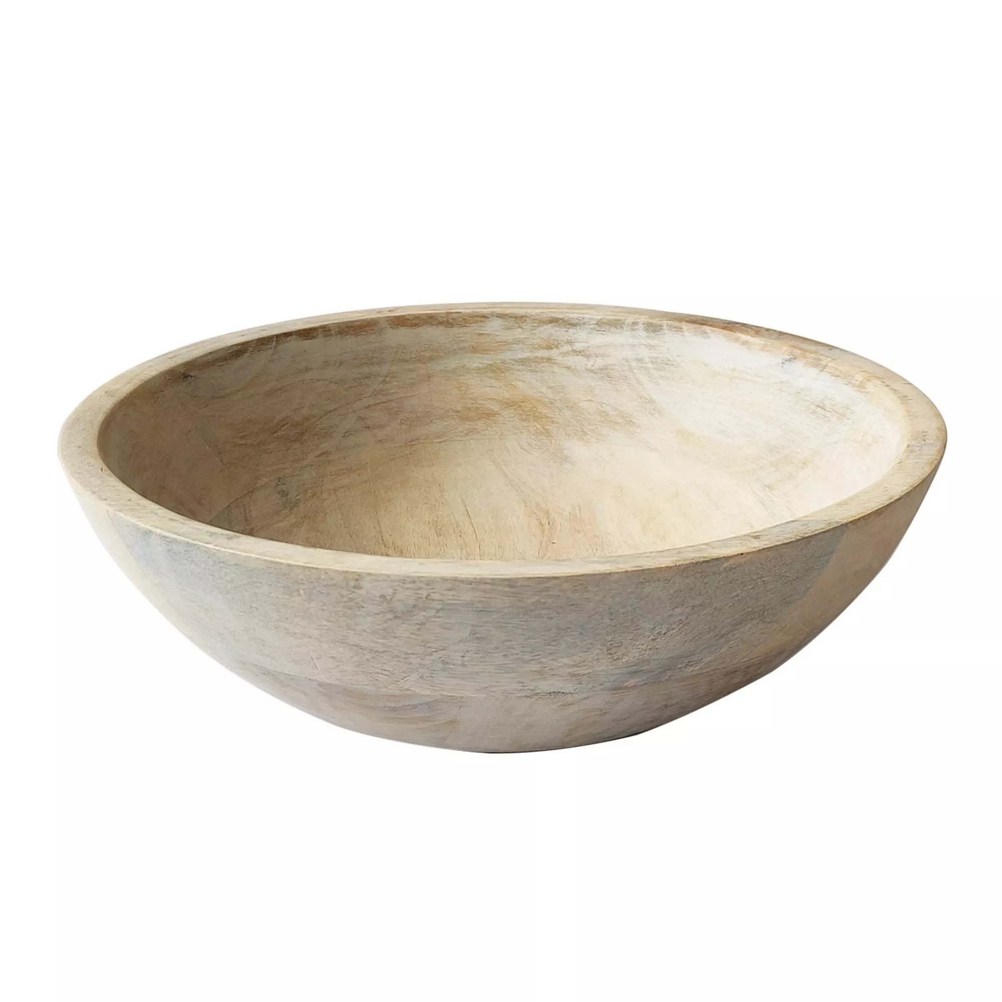 Everyday Decor Hand-Carved Wooden Decorative Bowl Table Decor | Kohl's