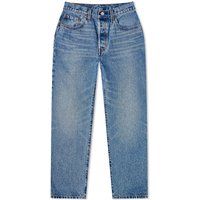 Levi's Women's Levis 501 High Rise Straight Crop Jean in Medium Indigo Worn In, Size x-small | END.  | End Clothing (US & RoW)