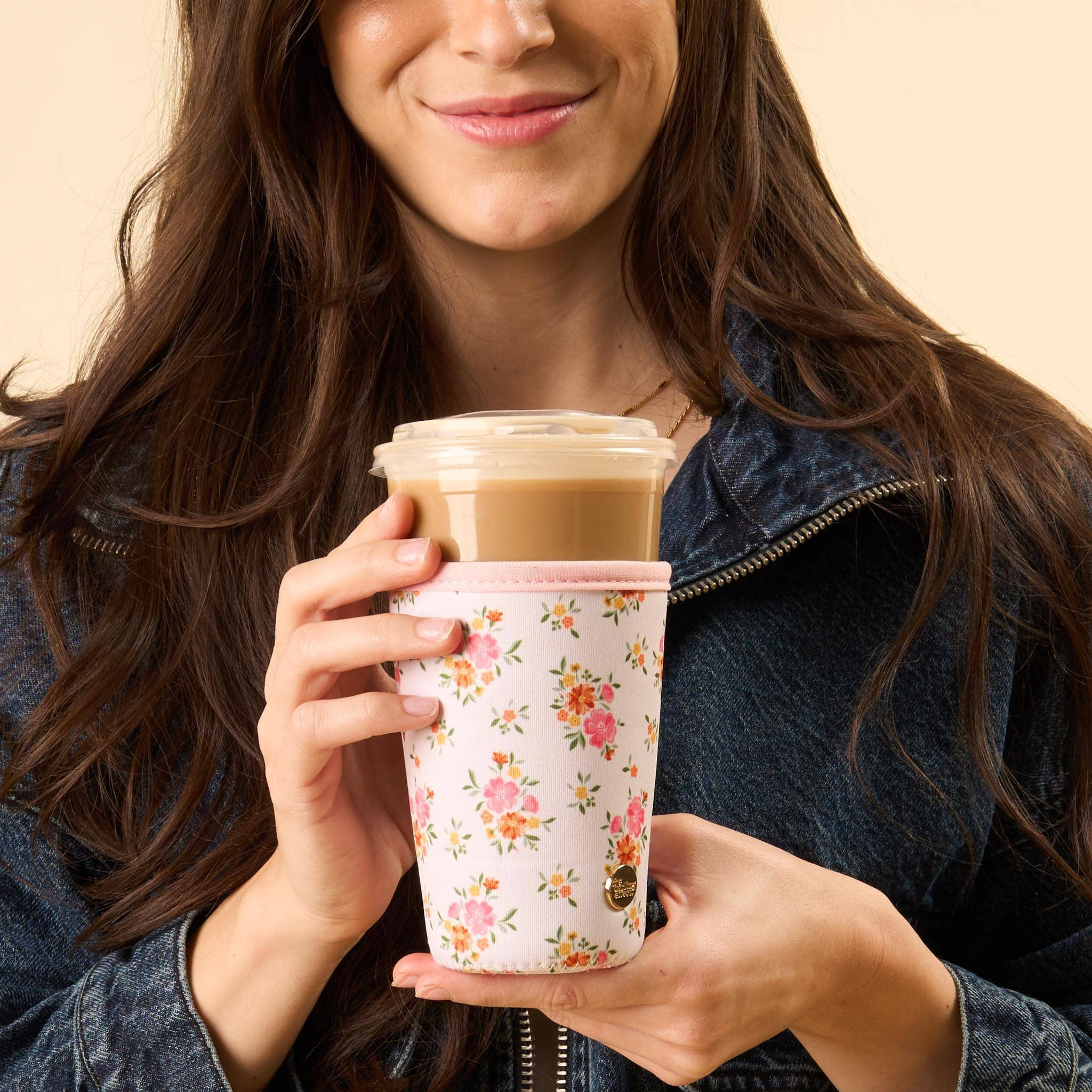 Sip Savvy Drink Sleeve-Endless Daydream Cream Large | Tennessee Jane