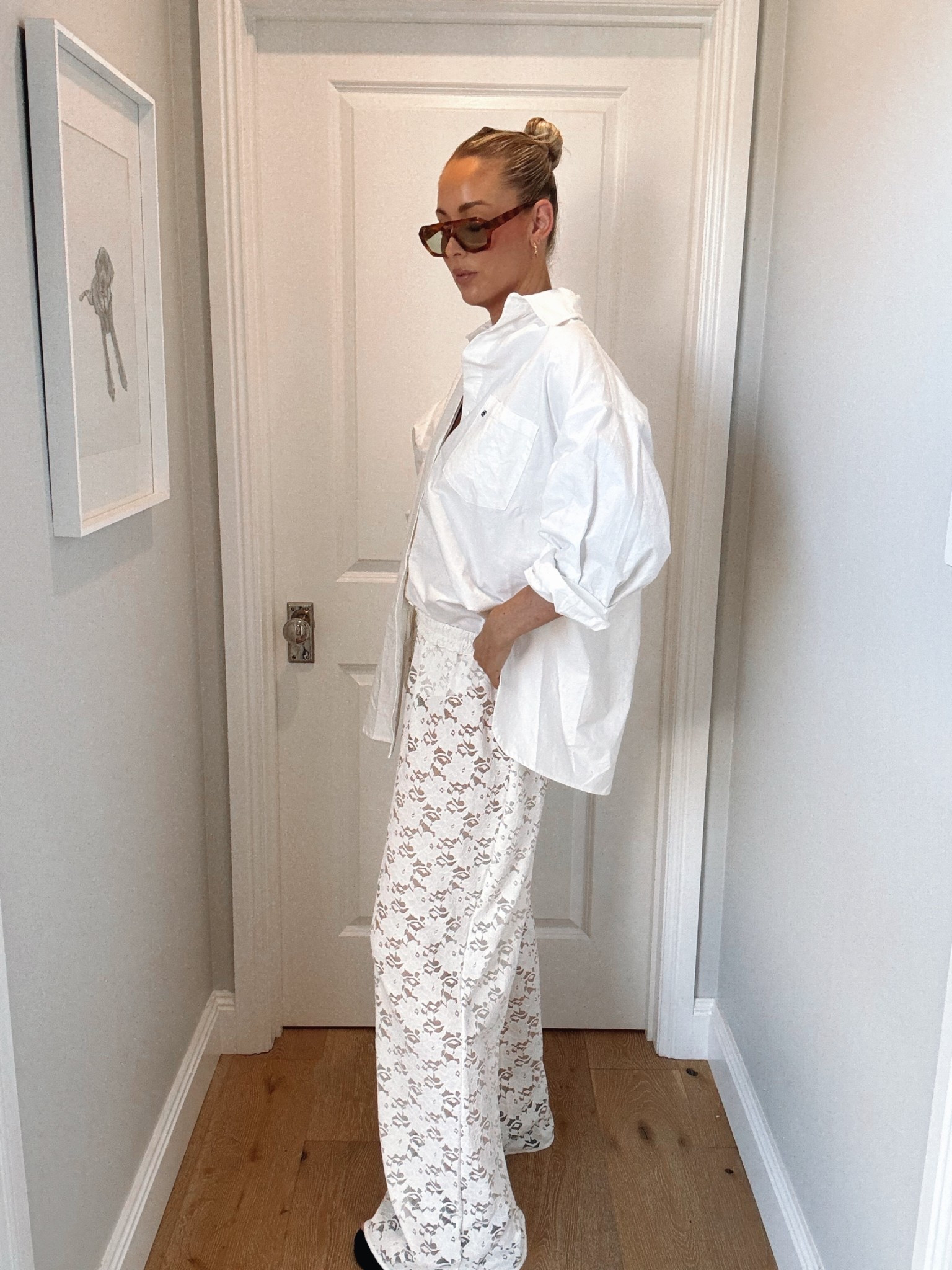 The beauty of an all white outfit 🤌🏼 wearing a size 8 in the shirt and 10 in the pants. 

#LTKstyletip #LTKdatenight #LTKaustralia