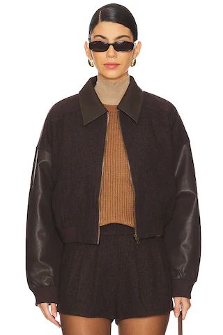 ASTR the Label Sorine Jacket in Brown from Revolve.com | Revolve Clothing (Global)