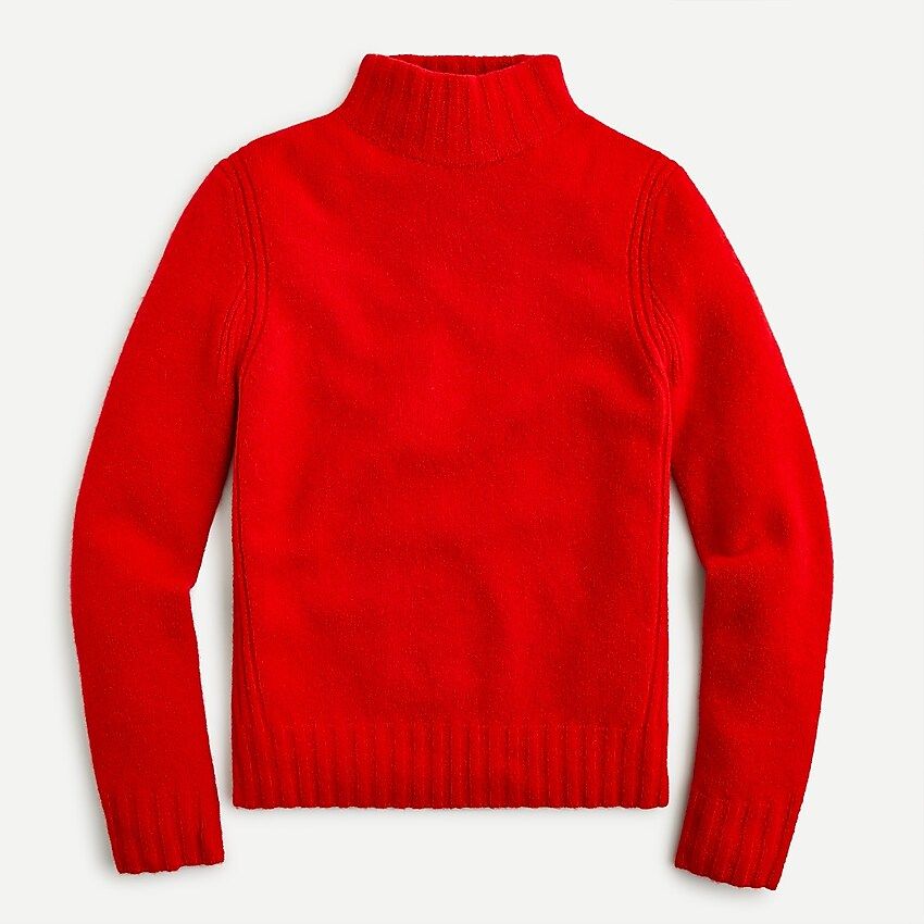 Mockneck sweater in supersoft yarn | J.Crew US