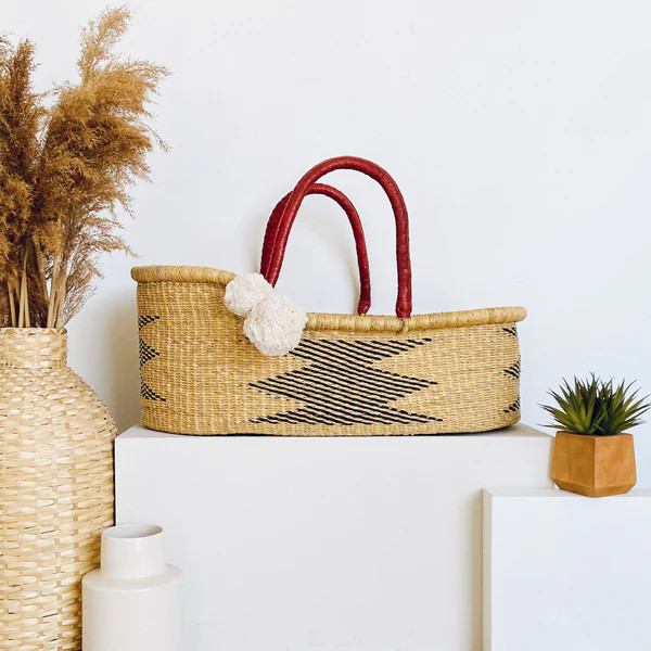 Basket OnlyAspenAfrican Moses Basket | Plum+Sparrow