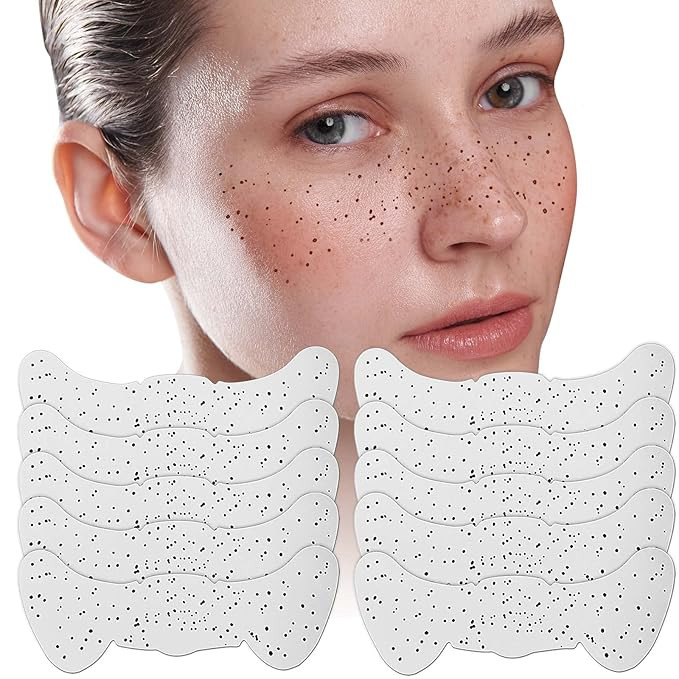 Fake Freckles, 10 PCS Waterproof Freckles Patches, Face Temporary Tattoo Patches with Natural Loo... | Amazon (US)