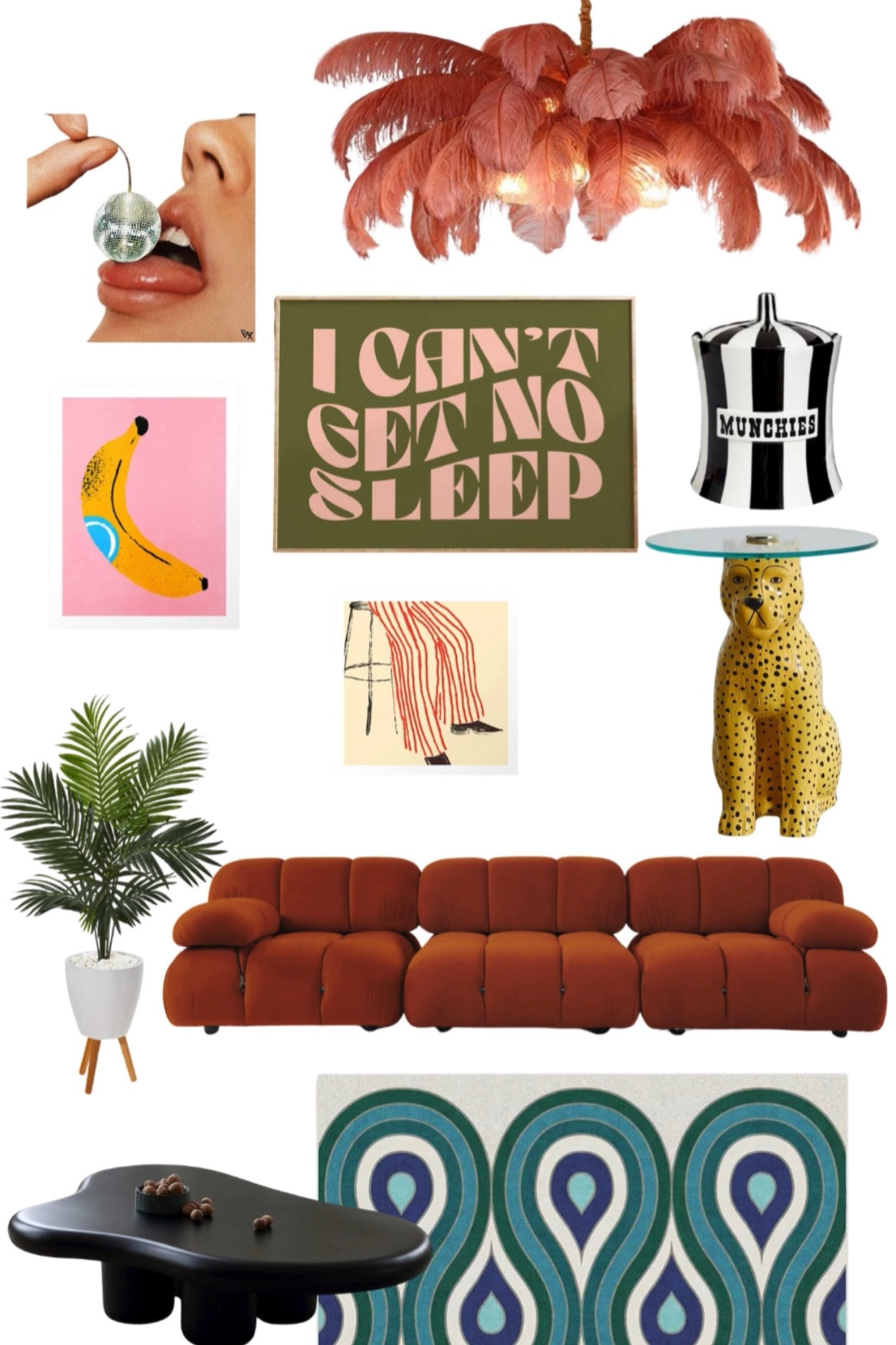 Retro Living Room Activated 🌴 🐅 

#LTKfindsunder50 #LTKhome #LTKstyletip