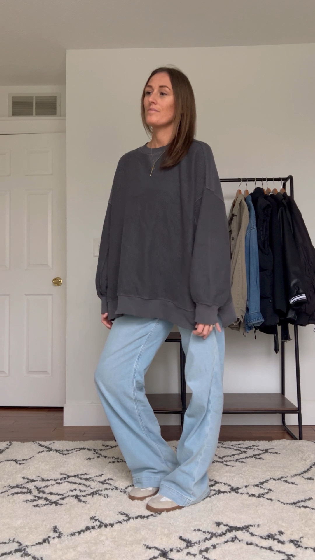 Everyday outfits. Easy outfits. Easy outfit ideas. Neutral basics. Fall outfits. Fall outfit idea. Casual outfits. Basic mom outfit. Casual outfit idea. Casual outfit. Everyday outfit. Mom outfit. Street style. 

#LTKFindsUnder100 #LTKFindsUnder50 #LTKSeasonal