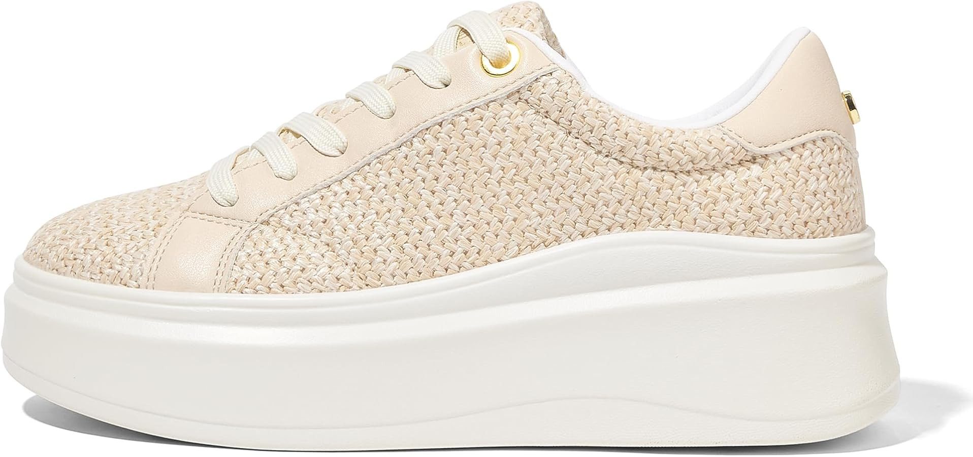 LUCKY STEP Women's Platform Fashion Sneakers Faux Leather Classic Tennis Shoes Low Top Casual Wal... | Amazon (US)