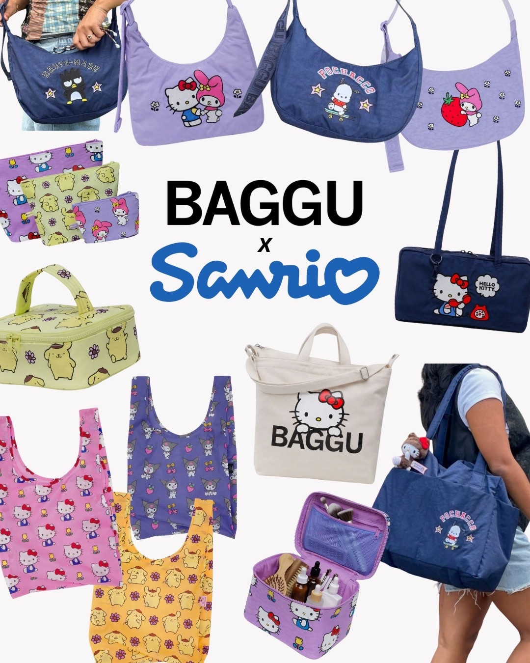 Baggu x Sanrio!!🥹🎀 including links for both the Baggu website and Urban Outfitters website! ☺️

#baggu #sanrio #hellokitty #bag #purse #travel #makeupbag #accessories 


#LTKTravel #LTKItBag #LTKStyleTip