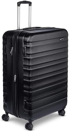 Amazon Basics 30" Hardside Large Checked Luggage, Hardshell Suitcase With Four Multi-directional ... | Amazon (US)