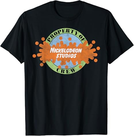 Nickelodeon Studio Crew Circle Poster T-Shirt | Amazon (US)