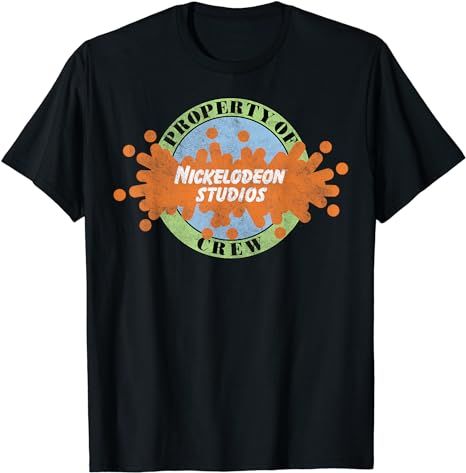 Nickelodeon Studio Crew Circle Poster T-Shirt | Amazon (US)