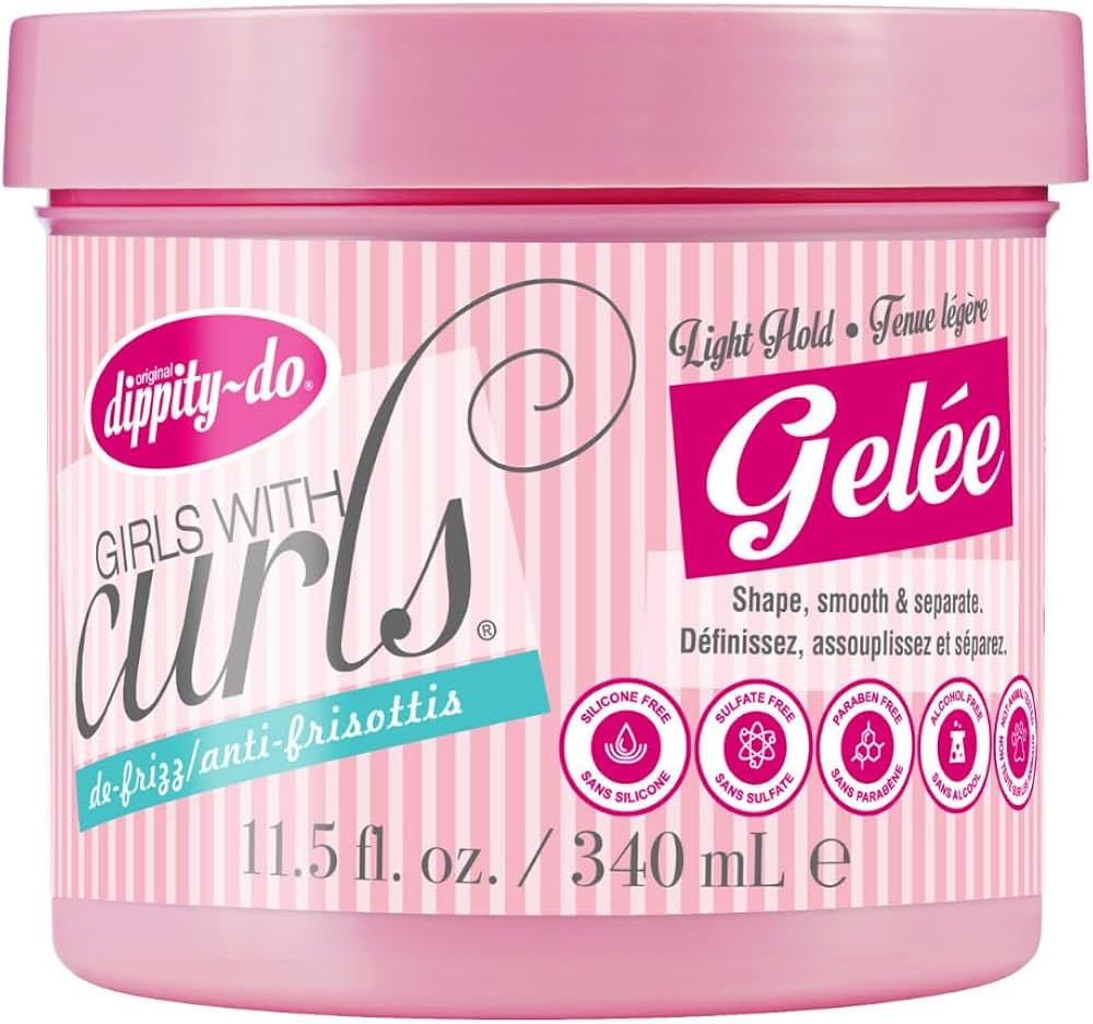 Dippity Do Girls with Curls Light Hold Gelee, Shape, Smooth & Separate Curls, Formulated with Alo... | Amazon (US)