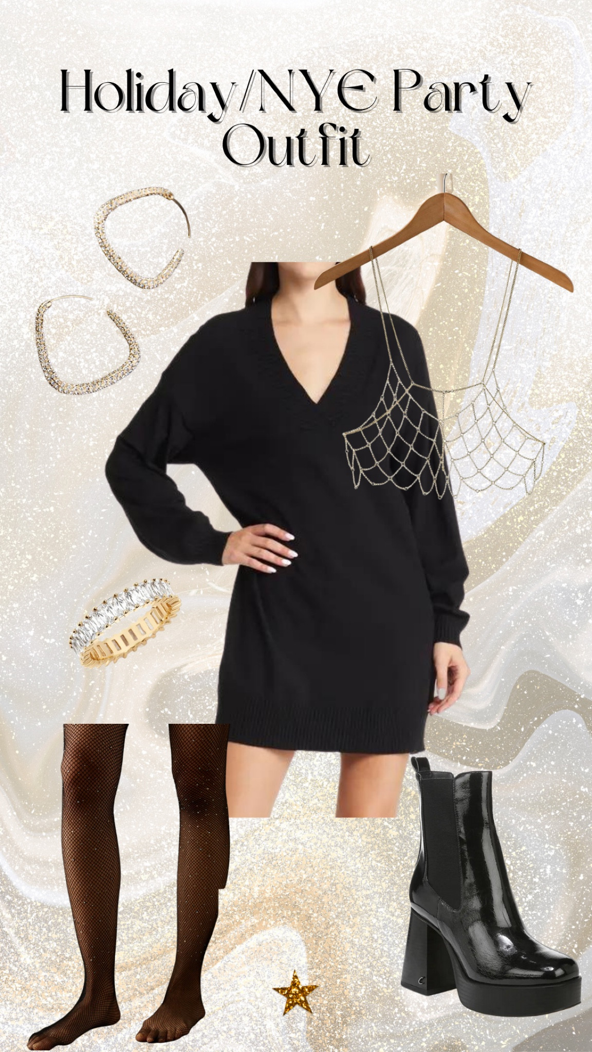 Holiday party or New Year’s Eve outfit 🖤 

#LTKHoliday #LTKstyletip