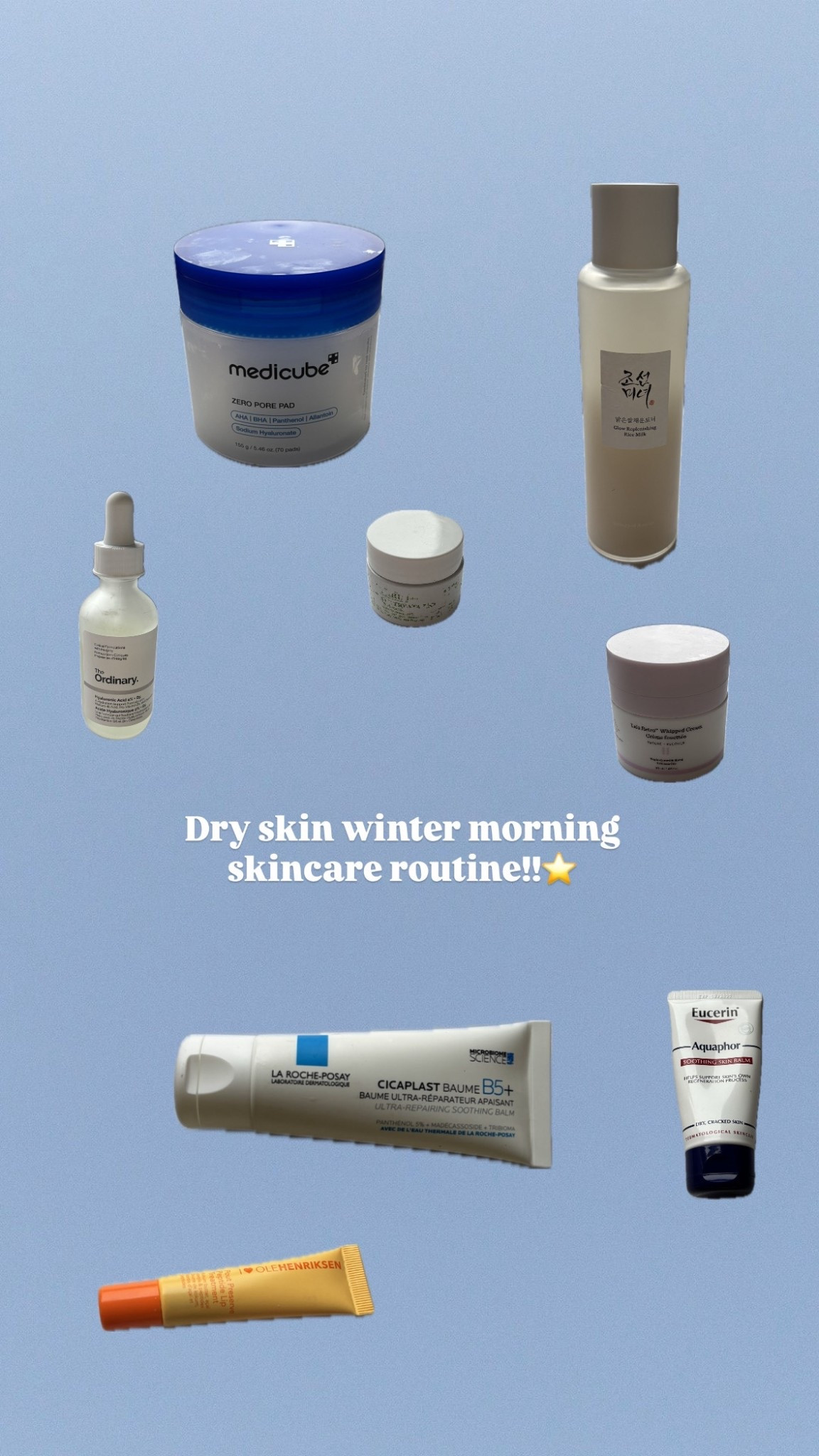 For the dry/dehydrated/sensitive skin girlies!!⭐️ no more running in the winter ruining my skin ✨