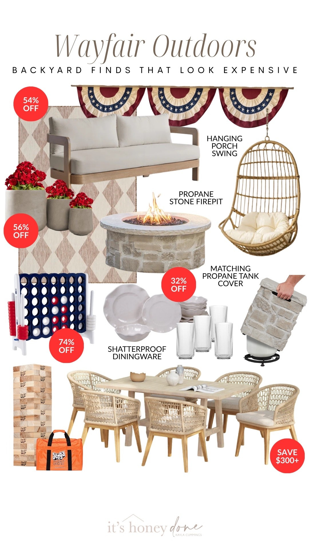 @Wayfair is having a huge sale right now and they have so many great elevated designer inspired items to spruce up your outdoor space. I have my eyes on the front gate lawn chair dupe!