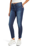 Click for more info about Ellie Raw Hem High Waist Skinny Jeans