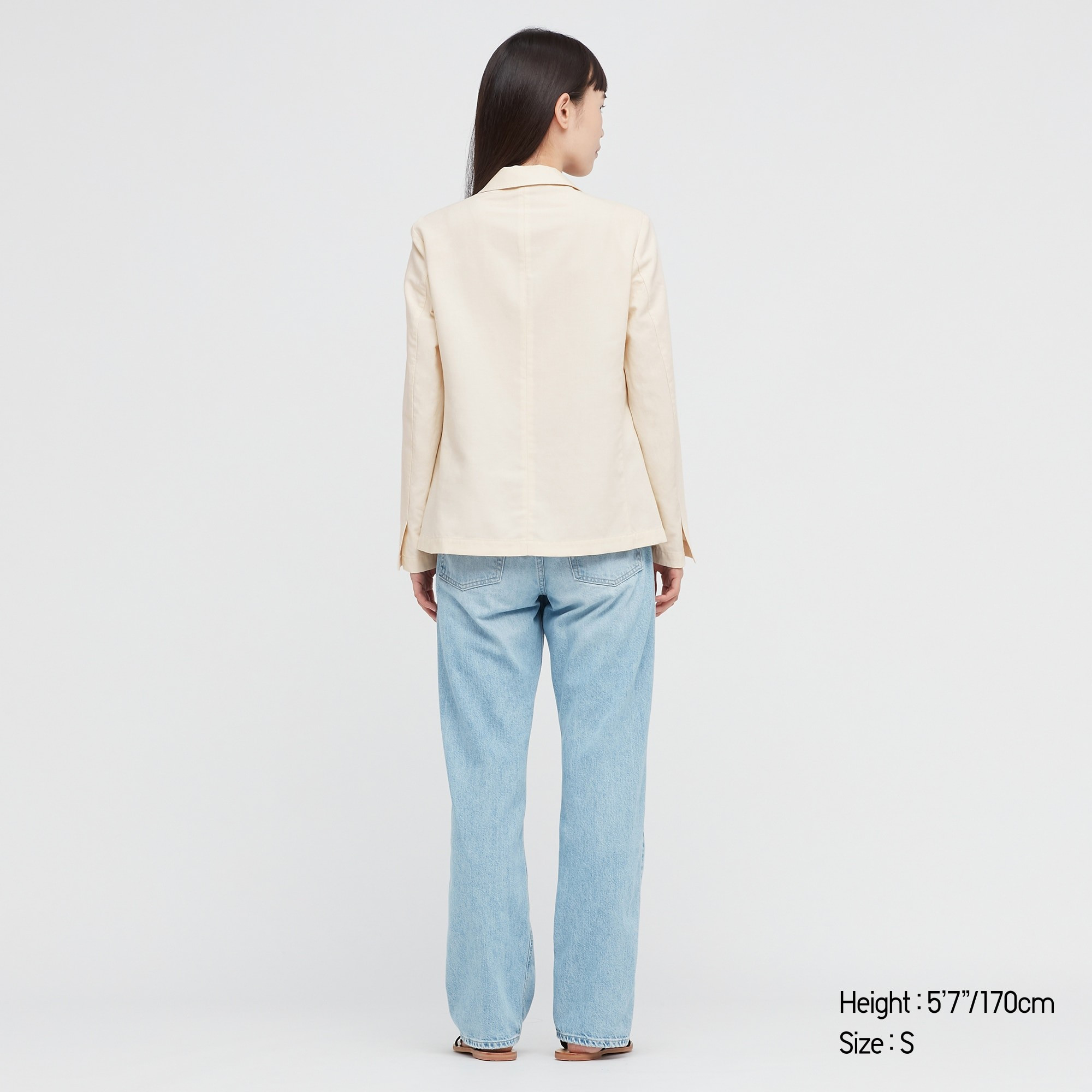 Linen-Blend Jacket (Women) | UNIQLO US | UNIQLO (US)