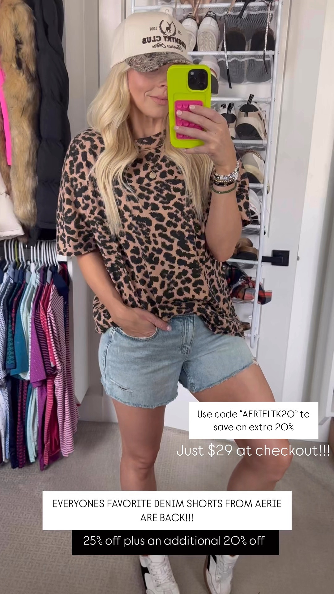 Massive aerie sale!!! Save an extra 20% with code AERIELTK20!!! Wearing a medium in the shorts, I’m a size 28 in denim. Small in the shirt! It’s very oversized 

#LTKSaleAlert #LTKFindsUnder50 #LTKStyleTip