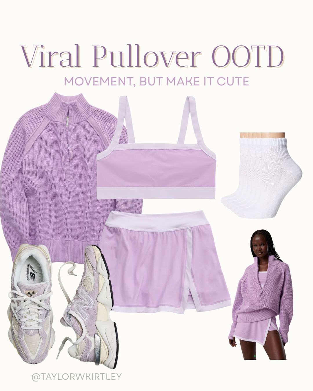 My favorite trendy layered walking outfit lately.  Cute enough for errands, comfortable enough for getting all your steps in and layered so you can wear it during the winter to spring transition:
• oversized pullover (the ultimate cozy layer)
• cute tennis skirt and matching sports bra
• ankle socks + cute walking sneakers for all day comfort

This look is perfect for hot girl walks, coffee runs, travel days, casual weekends, and everyday athleisure when you want to feel put together without overthinking it. The oversized layer balances the fitted biker shorts for that relaxed, elevated sporty vibe that’s everywhere right now.

Comfortable, flattering, and easy to recreate. The ideal walking outfit for women in their 30s.

#WalkingOutfit #AthleisureStyle #BikerShortsOutfit #WomenInTheir30s #OversizedCardigan #CasualChic #EverydayAthleisure #HotGirlWalk #ComfyStyle #SportyStyle #EffortlessOutfit #WellnessLifestyle #StepGoals 

#LTKActive #LTKfitnessgoals #LTKmomlife