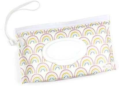 Itzy Ritzy Reusable Wipe Pouch – Take & Travel Pouch Holds Up To 30 Wet Wipes, Includes Silicone Wri | Amazon (US)