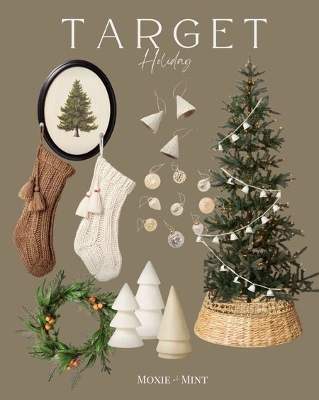 Target holiday items are here and they are so merry and bright! Love this Christmas tree, stockings, garland and ornaments!

#LTKhome #LTKHoliday #LTKSeasonal