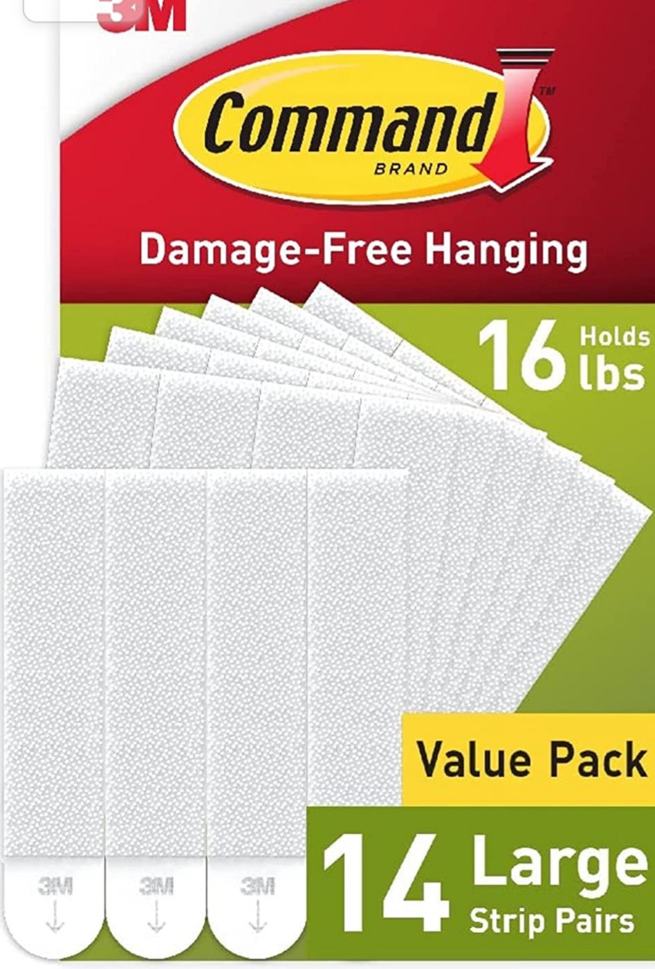 Command damage free hanging strips