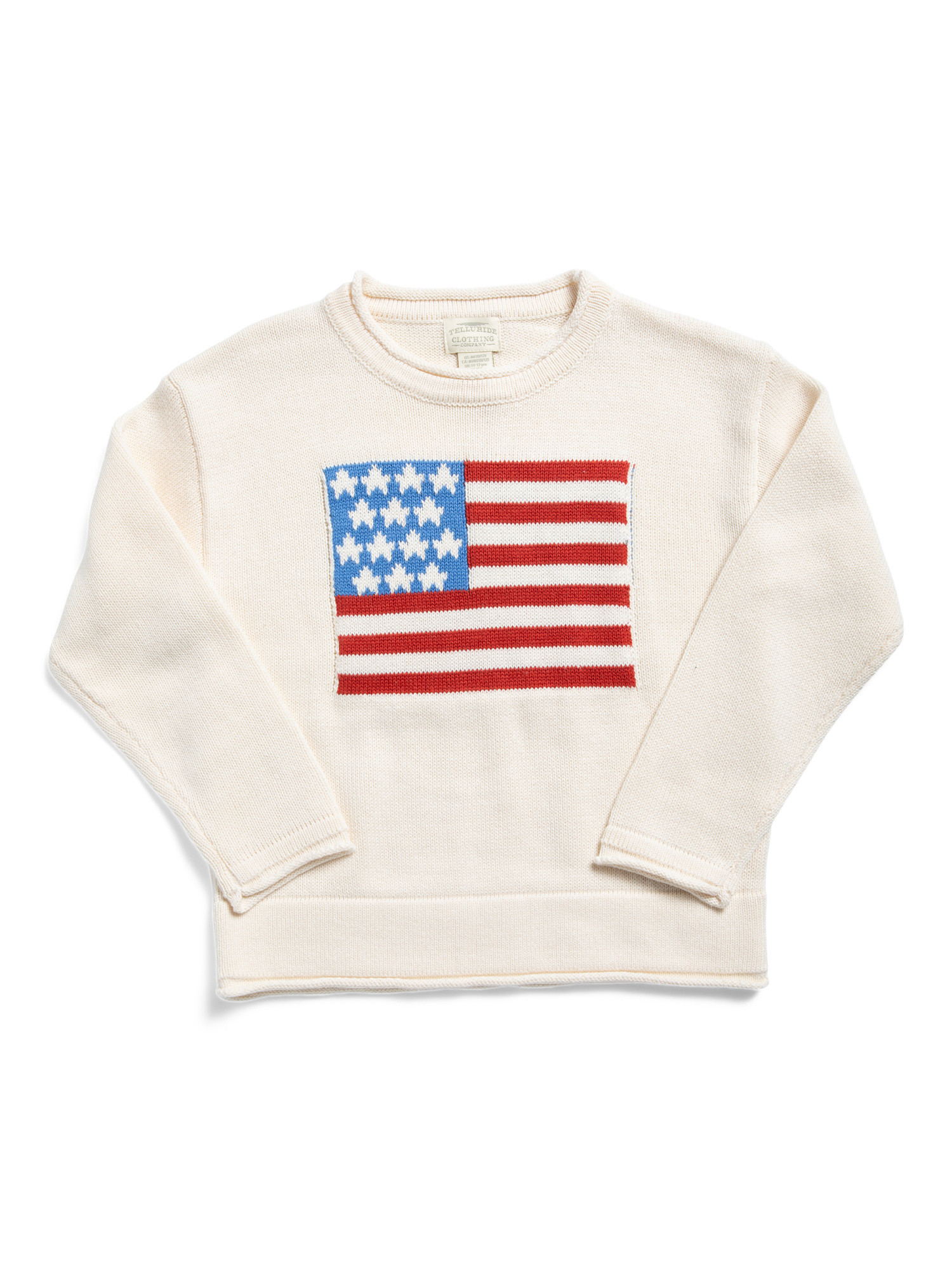 Girls American Flag Crew Neck Sweater | Clothing | Marshalls | Marshalls