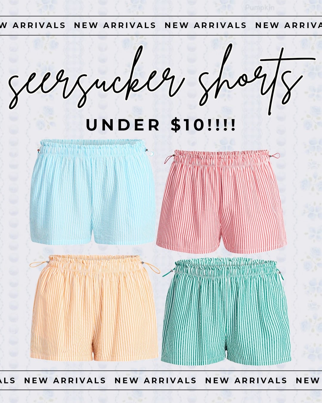 Under $10 seersucker shorts you NEED this summer!

#walmartfinds

Walmart finds. Walmart fashion. Walmart new arrivals  

#LTKSeasonal #LTKootd #LTKSaleAlert