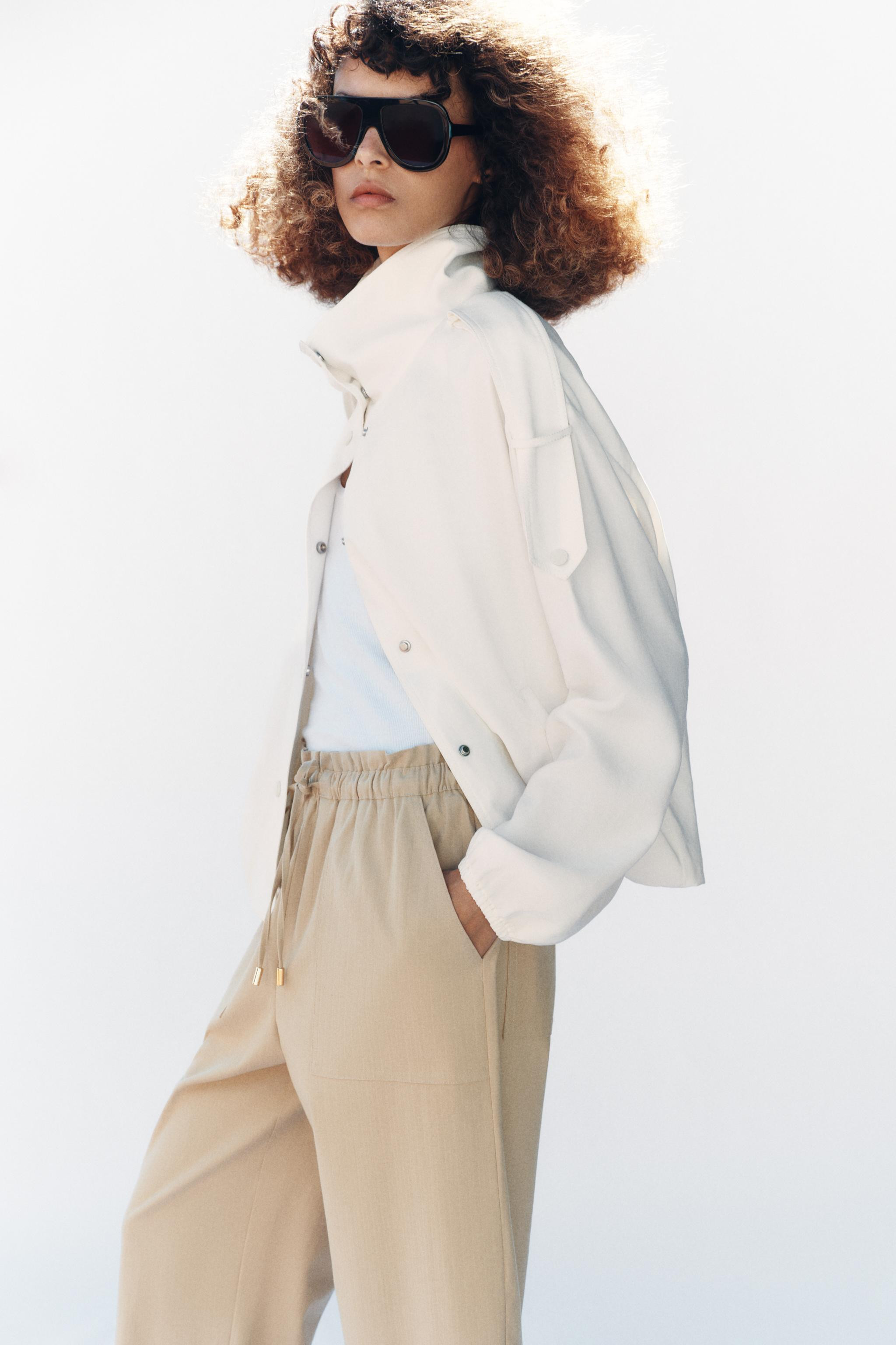 HIGH COLLAR JACKET SET | Zara US