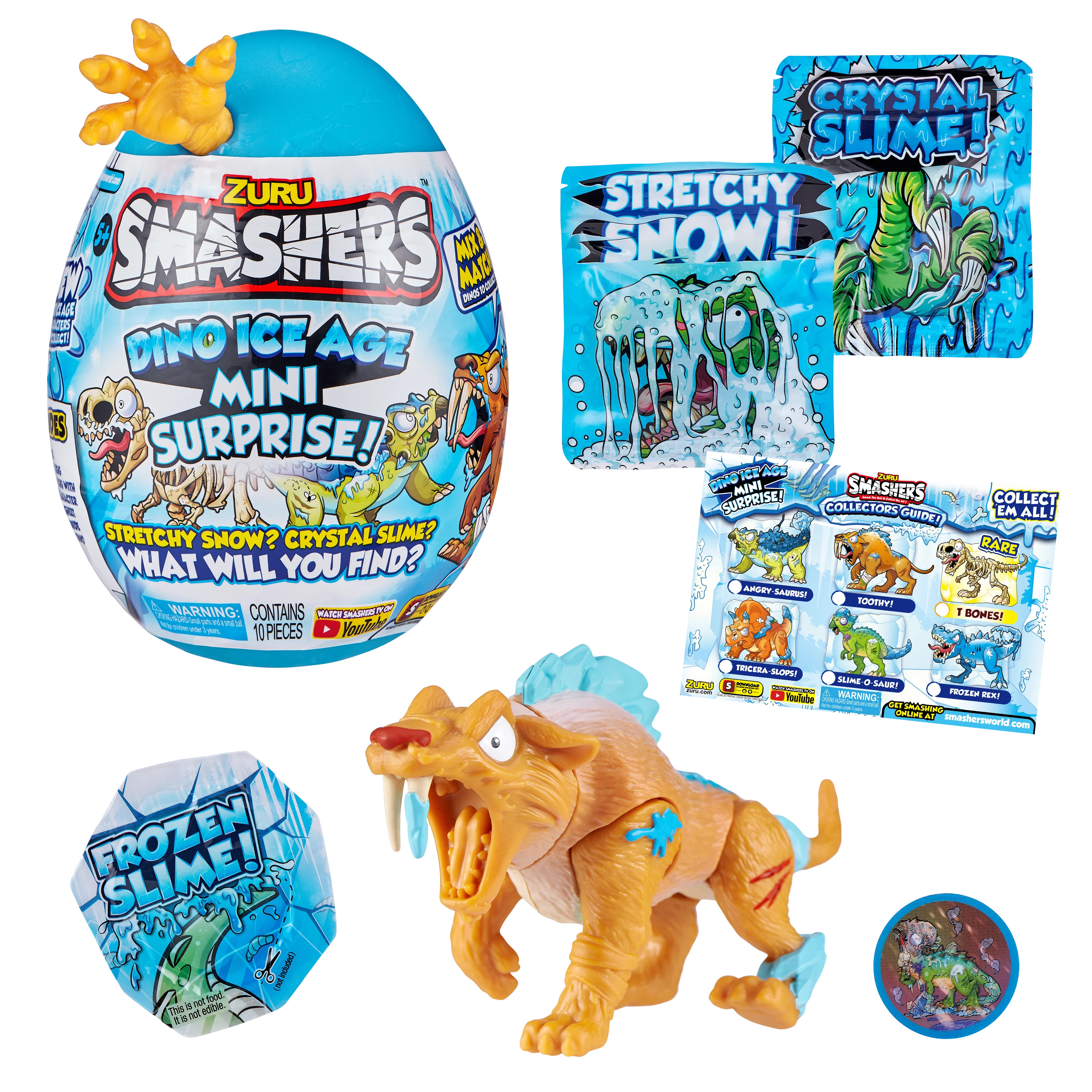 Smashers Dino Ice Age Mini Surprise Mystery Egg Series 3- (One Random) | Walmart (US)