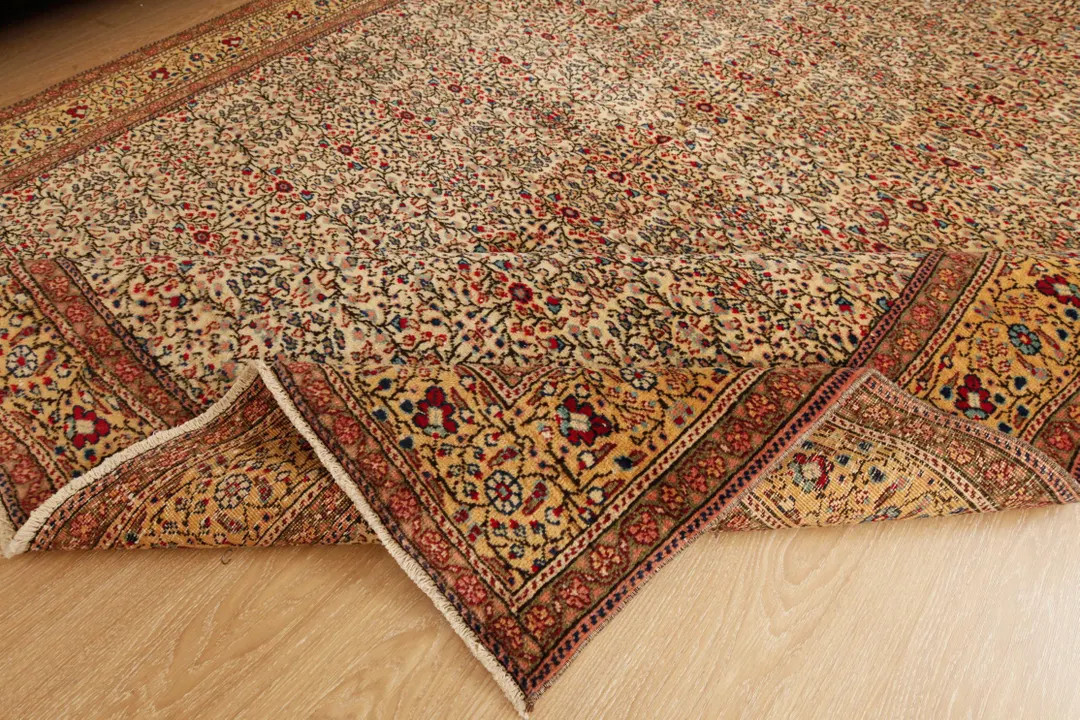 Woven Beige Vintage Living room Carpet , 6'8" x 9'9" oriental area rug  2601309648 | Etsy (US)