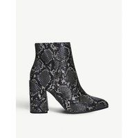 Therese snakeskin-print leather boots | Selfridges