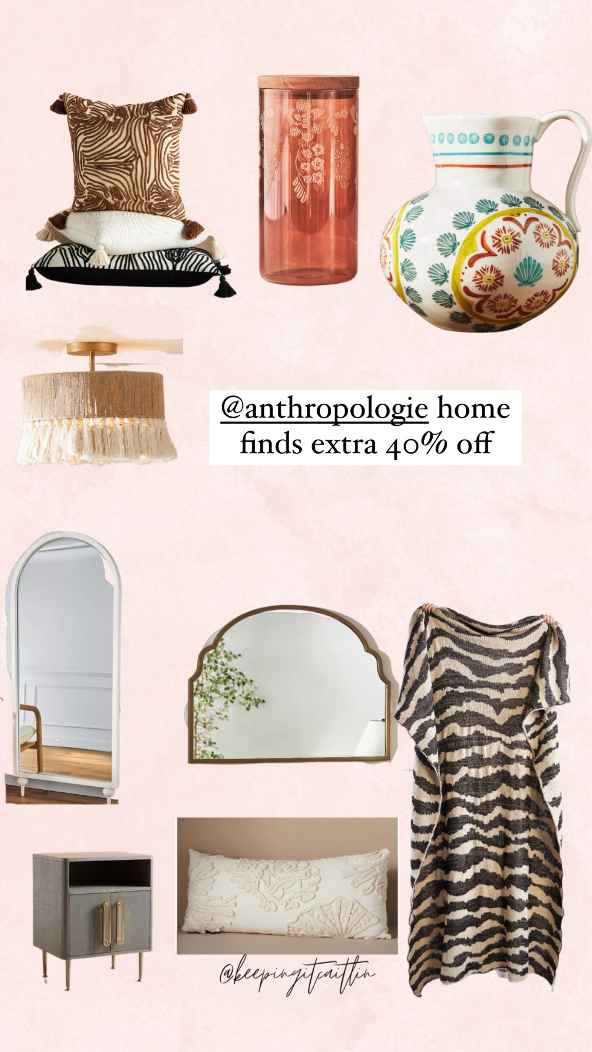 Anthropologie home finds on sale extra 40% off boho home decor 

#LTKFind #LTKhome #LTKsalealert