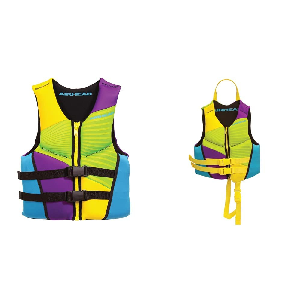 Airhead Gnar Kwick-Dry Neolite Flex Type III Life Jacket, US Coast Guard Approved, Secure Fit, Yo... | Amazon (US)