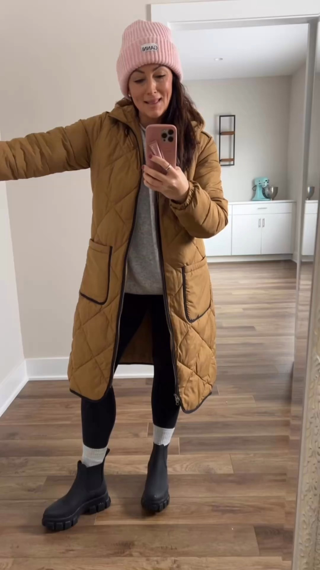 • small jacket 
• medium sweater 
• size 6 leggings 
• boots true to size 
JACKET RESTOCKED & on sale! Use code ORCHARD 

#LTKFallSale #LTKSeasonal #LTKFindsUnder100