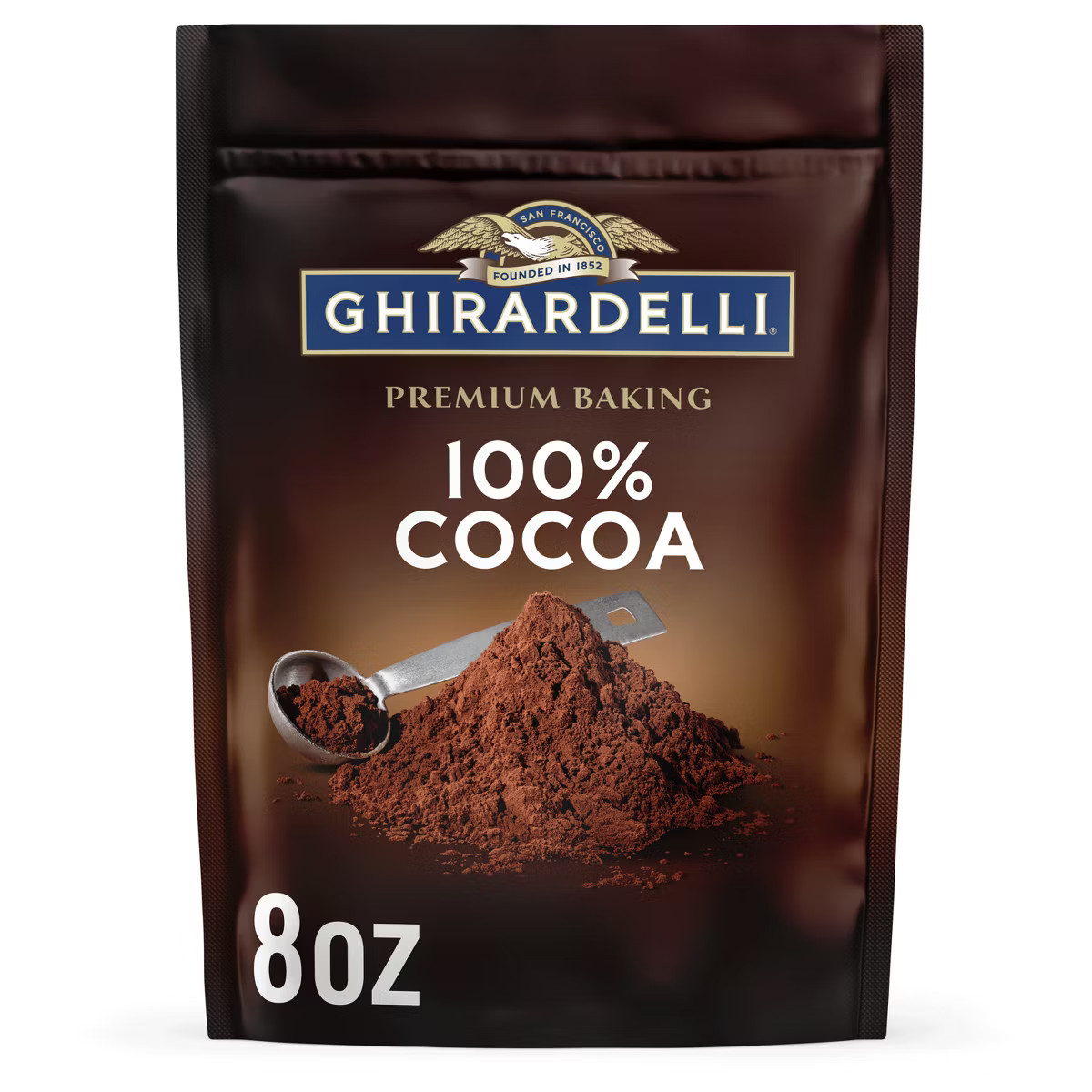 GHIRARDELLI Premium Baking 100% Cocoa Unsweetened Cocoa Powder - 8oz | Target