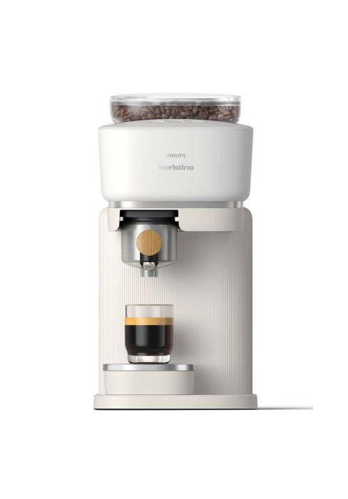 PHILIPS Baristina Espresso Machine, Grind, Tamp & Brew Coffee Beans in One Swipe, Compact, 16 Bar... | Amazon (US)
