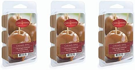 3 Pack CANDLE WARMERS ETC Soy Wax Blend Classic Fragrance 2.5 oz Wax Fragrance Melt Tart, Caramel... | Amazon (US)