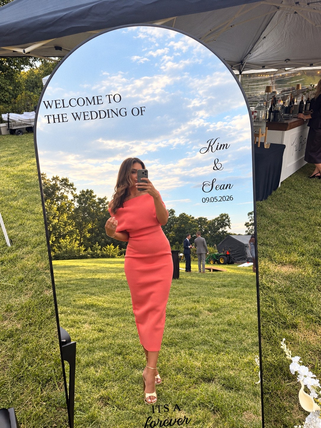 What I wore to a September wedding 

• Labor Day weekend, LDW, asos, off the shoulder midi dress, coral/ orange dress

#LTKgrwm #LTKWedding