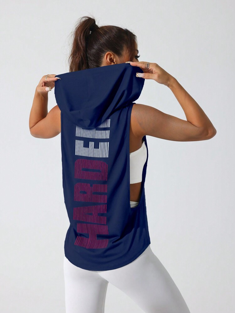 SHEIN Sports Colorblock Raglan Sleeve Sports Teeworkout Tank Top | SHEIN