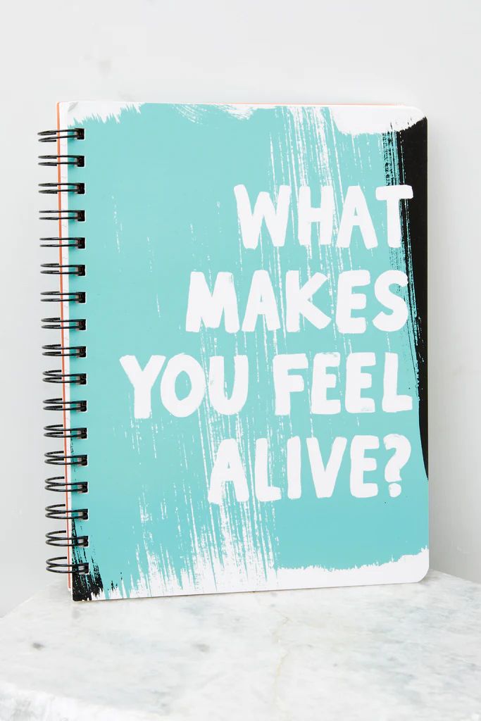 What Makes You Feel Alive Journal | Red Dress 