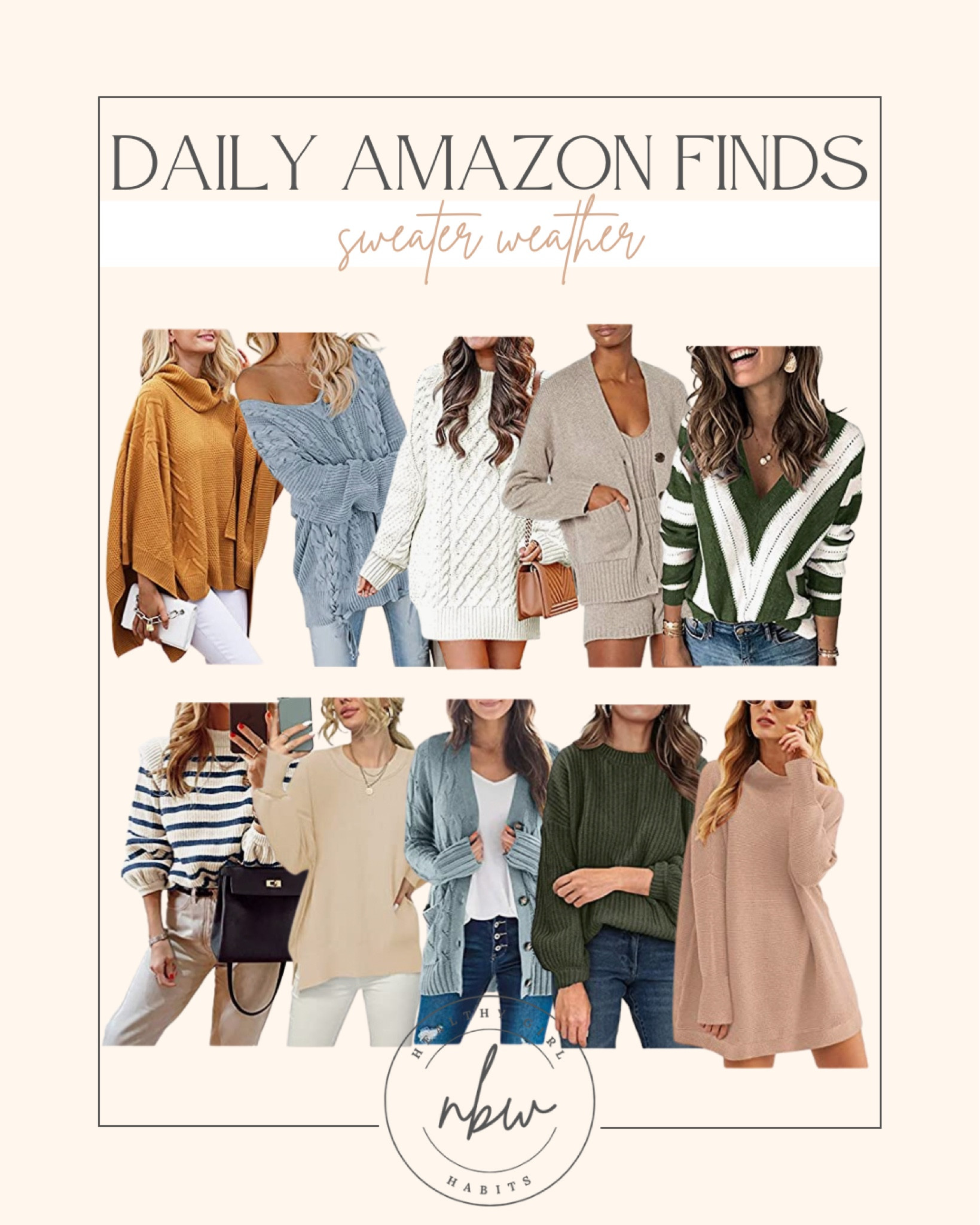 Daily Amazon Finds: It's Sweater Weather 🤍

#LTKunder50 #LTKSeasonal