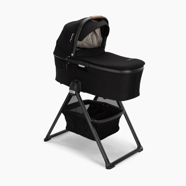 Nuna DEMI grow bassinet & Stand in Caviar | Babylist