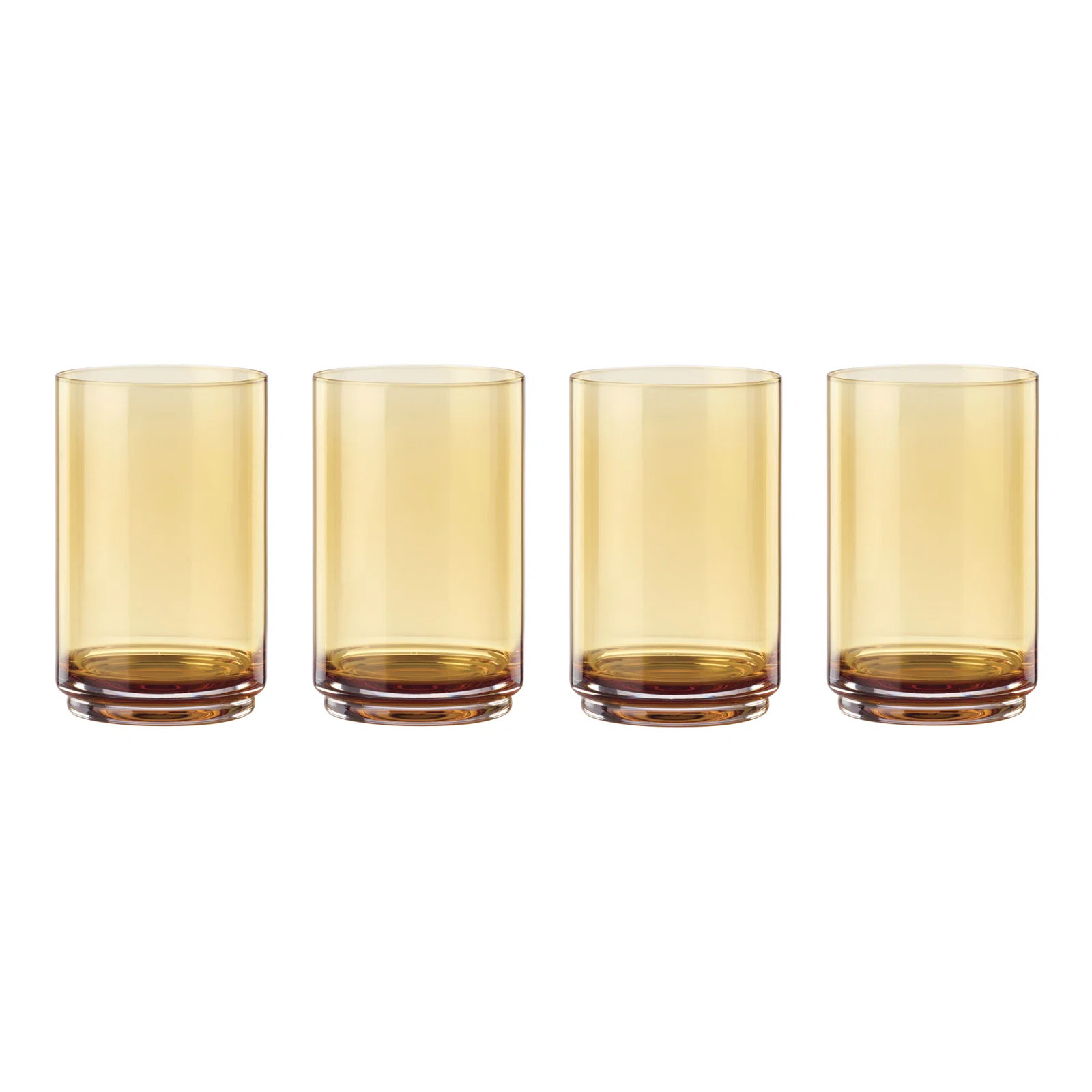 Tuscany Stackable Coolers, Set of 4, Amber | AllModern
