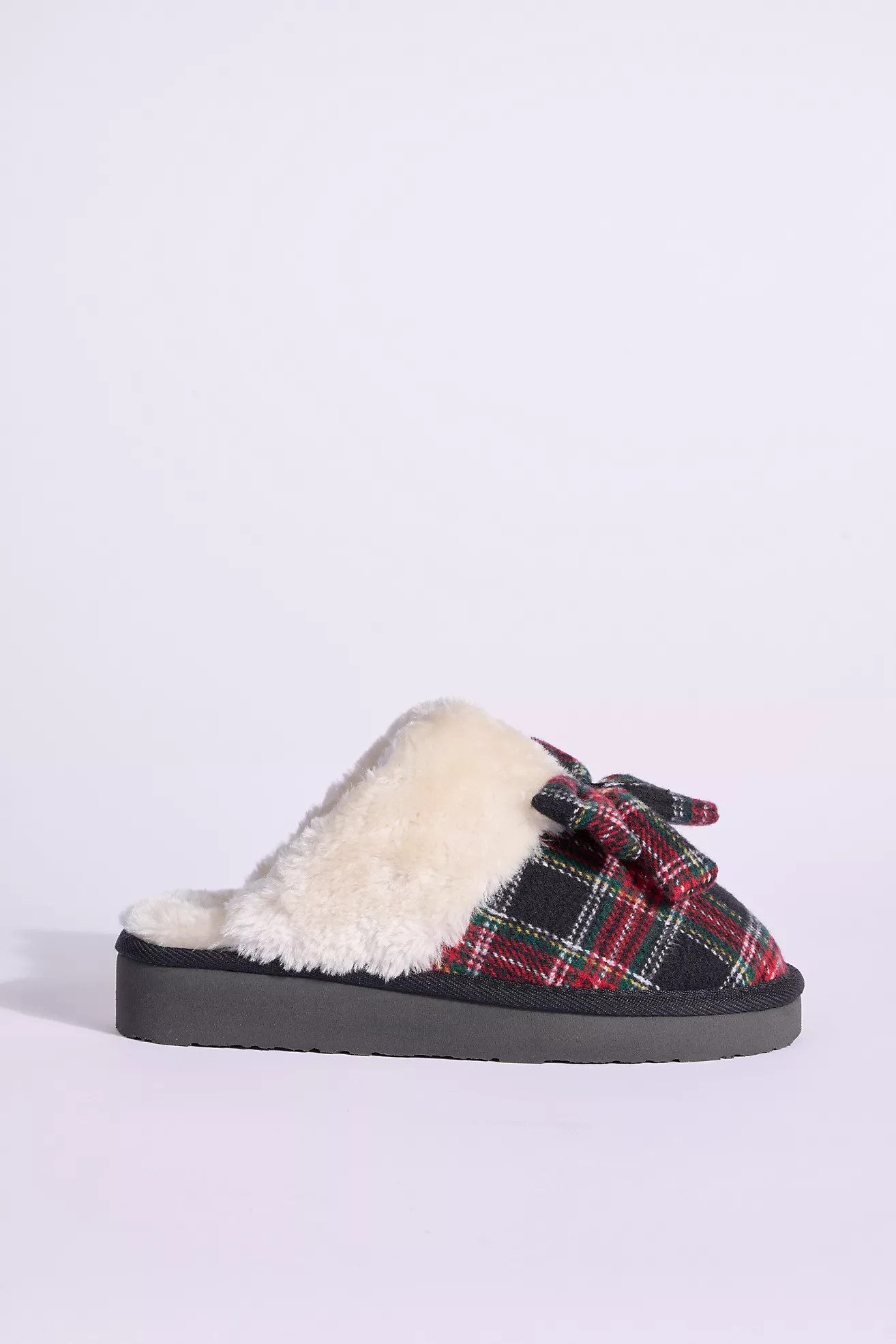 Minnetonka Bow Scuff Slide Slippers | Anthropologie (US)